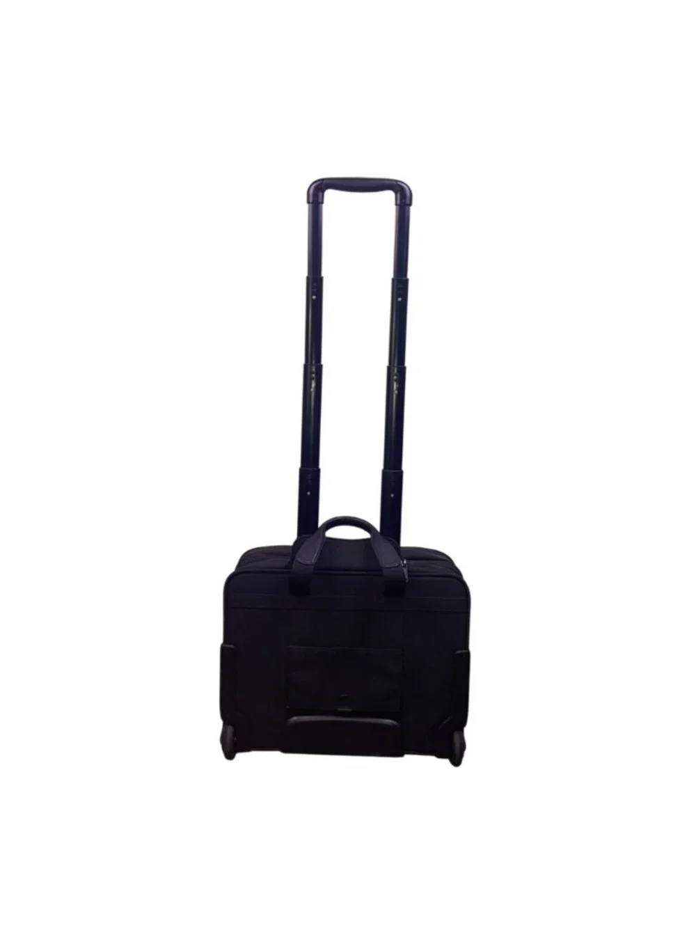 Tumi Men’s Black Ballistic Nylon Rolling Expandable Carry-On Travel Luggage